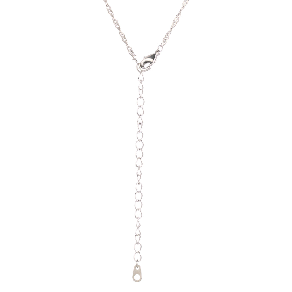Mother and Child Pavé Heart Pendant Necklace – CZ | Gift for Mom