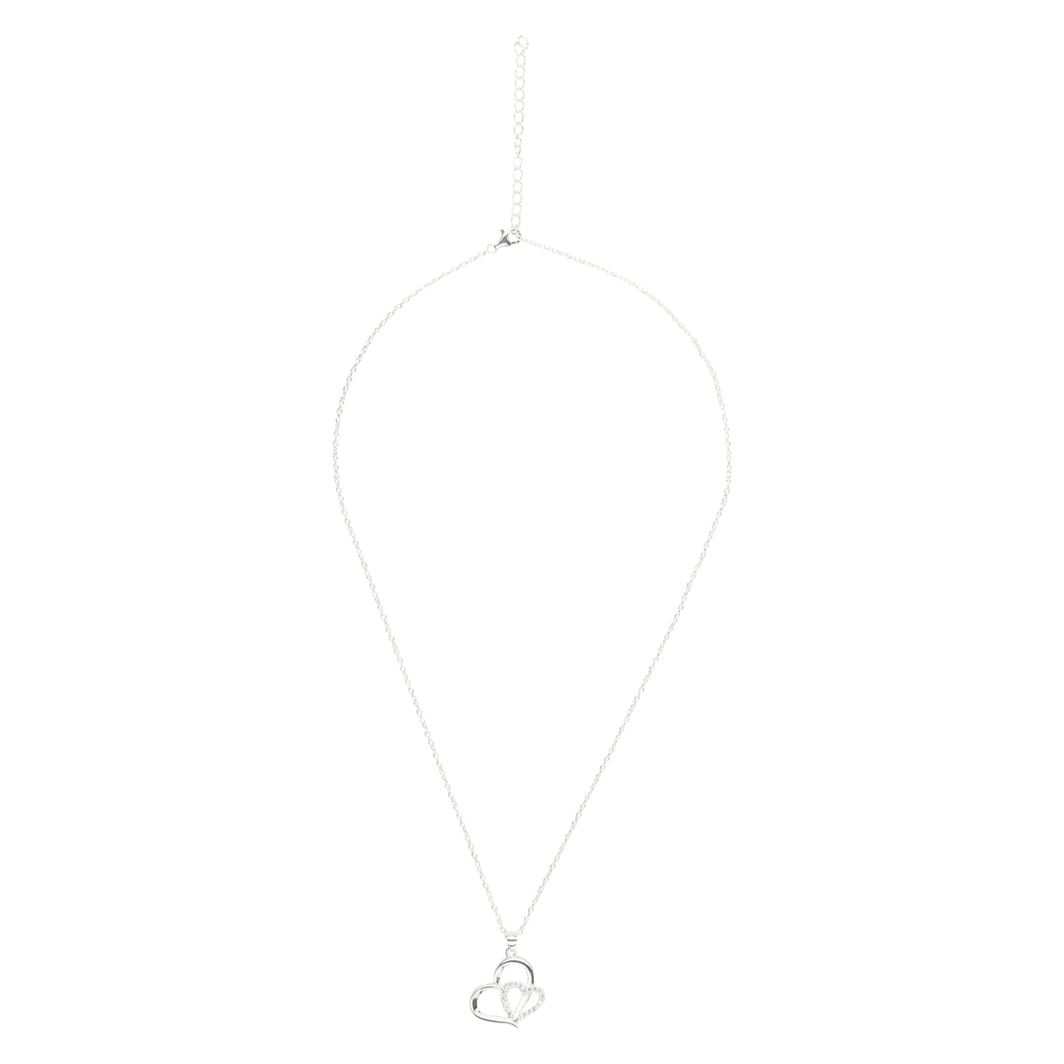 Eternity Love Heart Pavé Necklace – CZ | Gift for Her